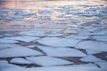 blue ice texture background