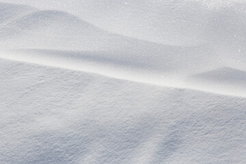 texture of cold winter snow