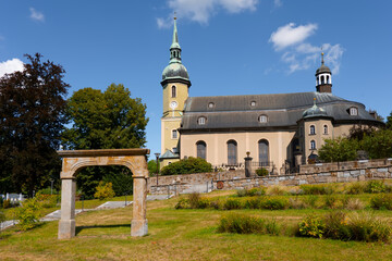 Ebersbach in Sachsen, Deutsche Fachwerkstrasse, Kirche