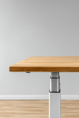 modern and elegant workspace table designed in soft pastel tones perfect for any trendy office environment