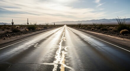 Fototapeta premium Desert Road.