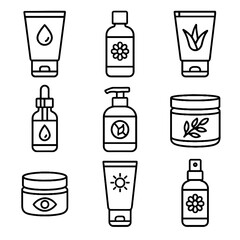 Skin chamomile vector sensitive vera cooling toner skincare gentle oat gel eye