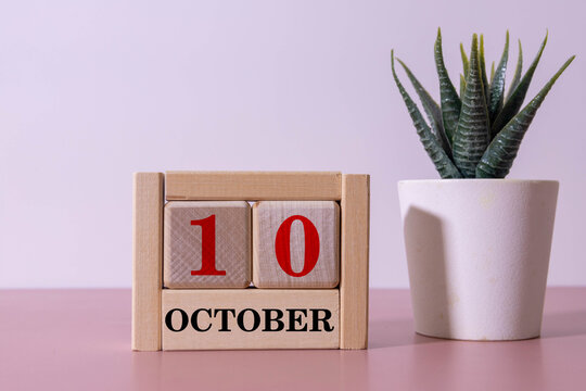 October 10, Cover design with number cube