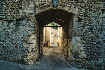 Fototapeta premium The town of Mées, France