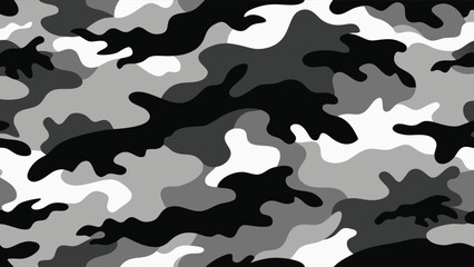 Camouflage background. Seamless pattern. Vector illustration.