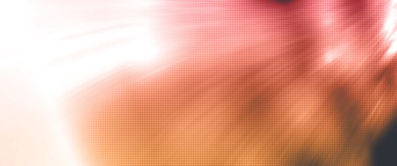 abstract pink and orange background with motion blur and halftone texture