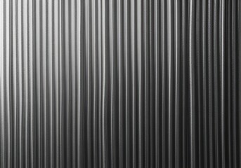 Fototapeta premium Sleek corrugated metal panel with lighting effect