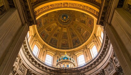 Obraz premium Dome interior of a grand cathedral