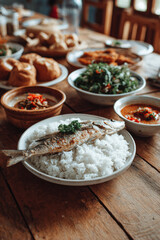 experience essence of bali vibes through stunning display of local culinary delights and traditional dishes