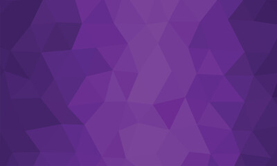 Fototapeta premium Geometric Low Poly Abstract Background in Shades of Purple and Violet polygon