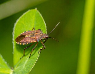 Close-up of a bug on a leaf