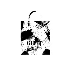 Obraz premium Vector Abstract gift with bold typographic .