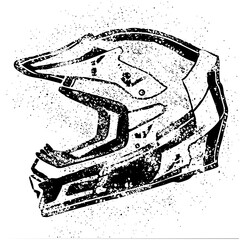 Obraz premium Vector Detailed vector of a protective helmet for extreme sports.