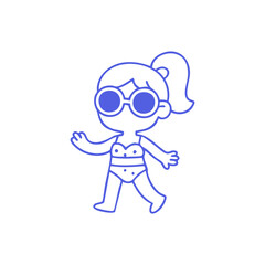 A raccoon in athletic wear running while holding a phone