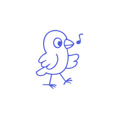 A cartoon lion, wearing running attire and a headband, is running with a small item in its hand