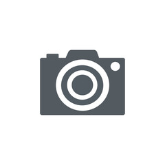 Camera device icon. Photography photo vector. Video technology symbol. Picture shot element.