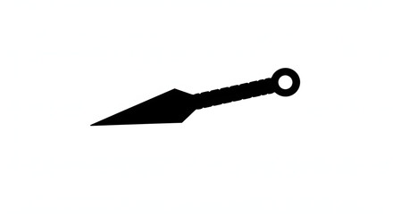 Shuriken Icon: A simple, bold illustration of a classic shuriken, a traditional Japanese weapon, presented with stark simplicity, perfect for representing themes of focus and precision.