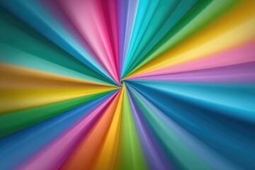 Colorful radial burst radiating from center