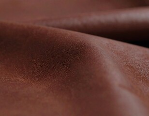 Close-up of rich brown leather texture