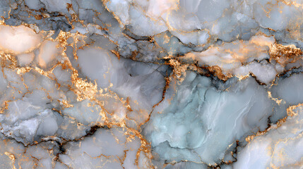 Swirling Marble Texture with Gold Veins and Elegant Aesthetic