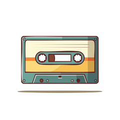 Fototapeta premium Retro Cassette Tape Illustration Audio Recording Music Recorder Nostalgia