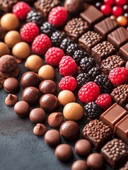 バレンタイン用のチョコレート