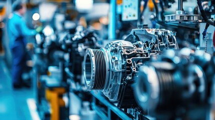 Engine assembly line