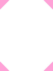 縦フレーム7,ピンク,枠,デザイン,カード,インフォメーション,三角,メッセージ,伝言,告知,お知らせ,メモ,コメント,広告,シンプル,直線的,囲み