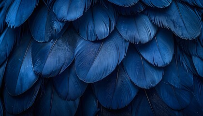 a close up of a blue bird ' s feathers with a black background