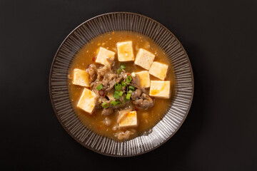 牛肉の麻婆豆腐スープ
