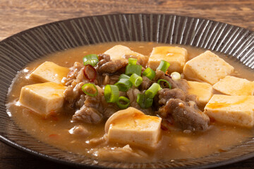 牛肉の麻婆豆腐スープ