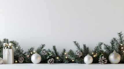 Christmas decorations background