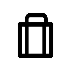 Business briefcase line icon