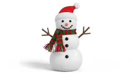 Festive Snowman Decoration with Holiday Cheer