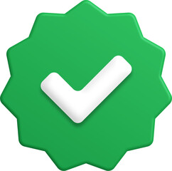 Validation and approval checkmark symbol