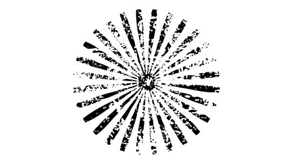 Obraz premium Vector Dynamic radial burst with distressed lines.