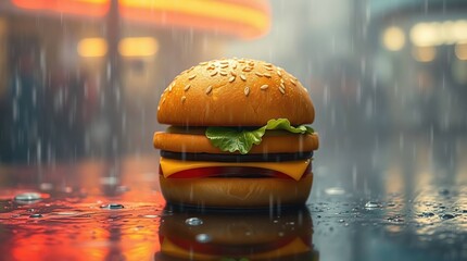 Rainy Day Burger.