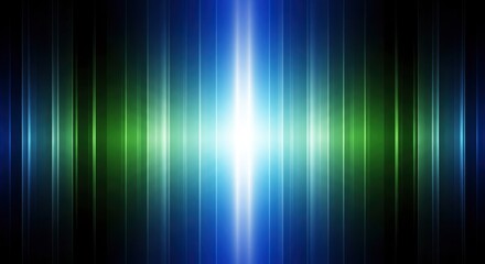 Vertical lines greenblue blend bright central light