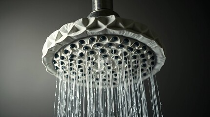 Modern Shower Head Water Spray.