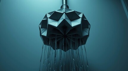 Modern Showerhead Water Flow.