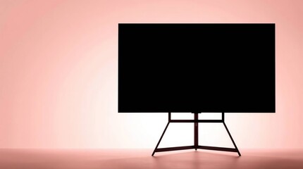 Modern TV on Tripod.