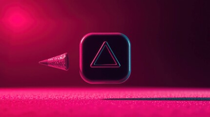 Abstract Icon Hovering.