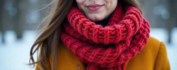 Cozy warm winter scarf, perfect for chilly weather Soft knit texture, various colors available, ideal for layering Stylish accessory for cold season outfits , knit, infinity scarf