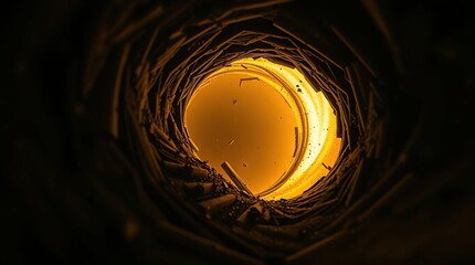 Molten Metal Furnace Interior.