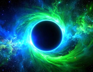 Naklejka premium Cosmic vortex, swirling nebulae