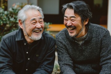 Capturing the bond between father and son during a memorable outing in Japan.
