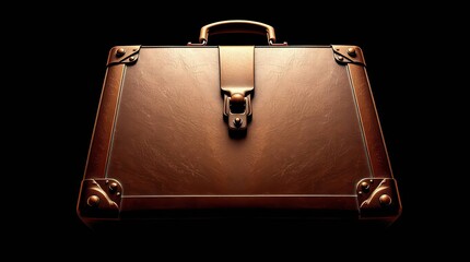 Vintage Copper Briefcase.