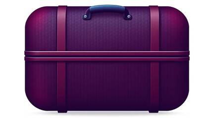 Vintage Purple Suitcase.