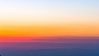 Warm Sunset Sky Gradient Orange Magenta Hues