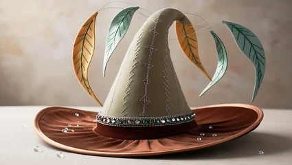 Handdoek met foto Meisjeskamer "Leafbound Magic: Crown of the Whimsy Realm"  © DXD RAKIIB